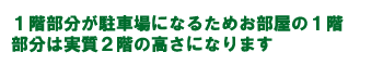 神奈川県横浜市上大岡のペット可(犬猫)ペット共生賃貸マンション 駐車場があるため、２階部分は通常の１階部分