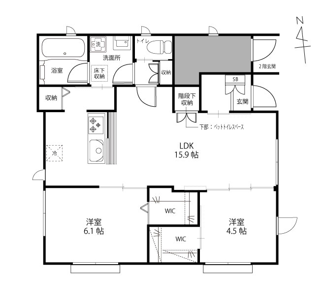 1階間取り図