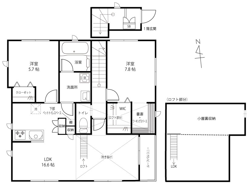 2階間取り図