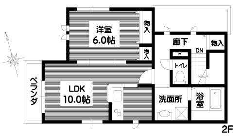 ペット共生型マンション　西武新宿線「都立家政」徒歩２分　レモーナ　１０２号室間取り・賃料