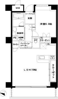 302号室 間取り