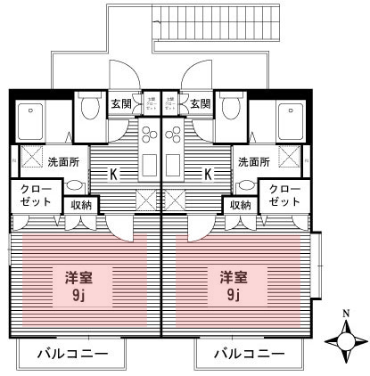 2F間取り|東京都新宿区大久保のペット可(犬猫)ペット共生賃貸マンション プランドールクラ