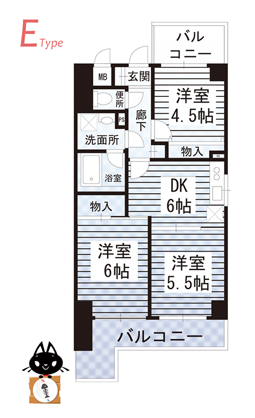 間取り：Eタイプ