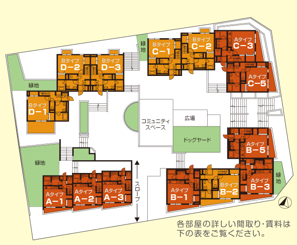 間取り・賃料（敷地図）/ペット共生型賃貸マンション「サウスコート」