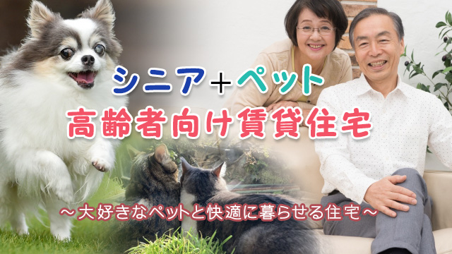 【ペットと住める！高齢者向け住宅特集】大好きなペットと快適に暮らせる！高齢者向け住宅をご紹介