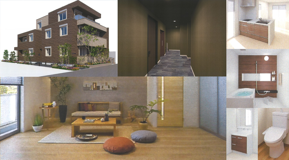 全5戸　2LDK（53.15m&sup2;～60m&sup2;）