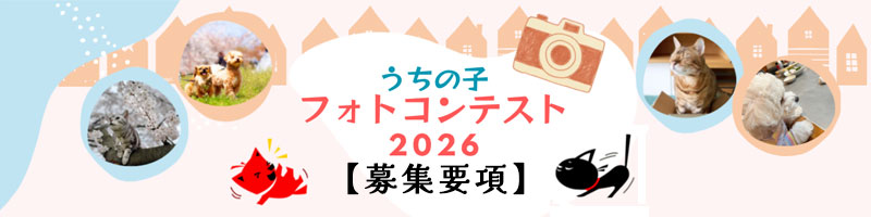 うちの子ペットフォトコンテスト募集要項