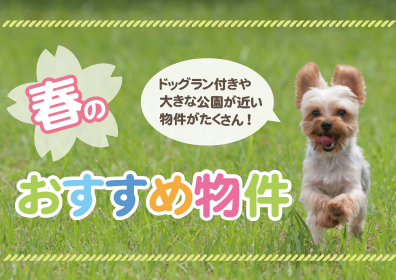 春のおすすめ物件特集